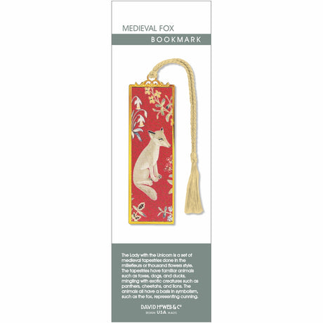 Medieval Fox Metal Bookmark