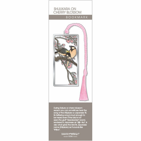 Shijukara On Cherry Blossom Metal Bookmark