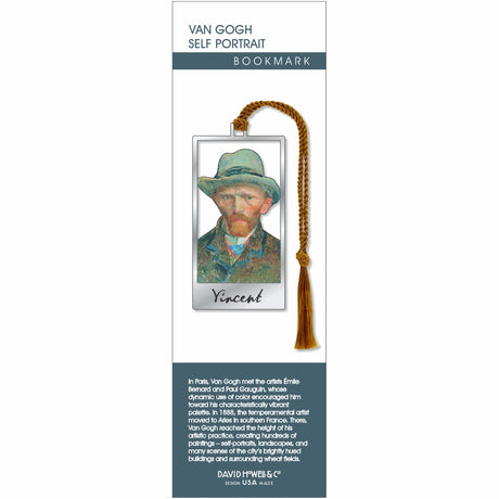 Van Gogh Self Portrait Metal Bookmark