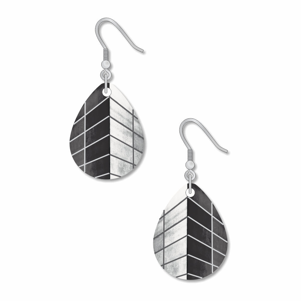 Gateway Arch Steel Earrings