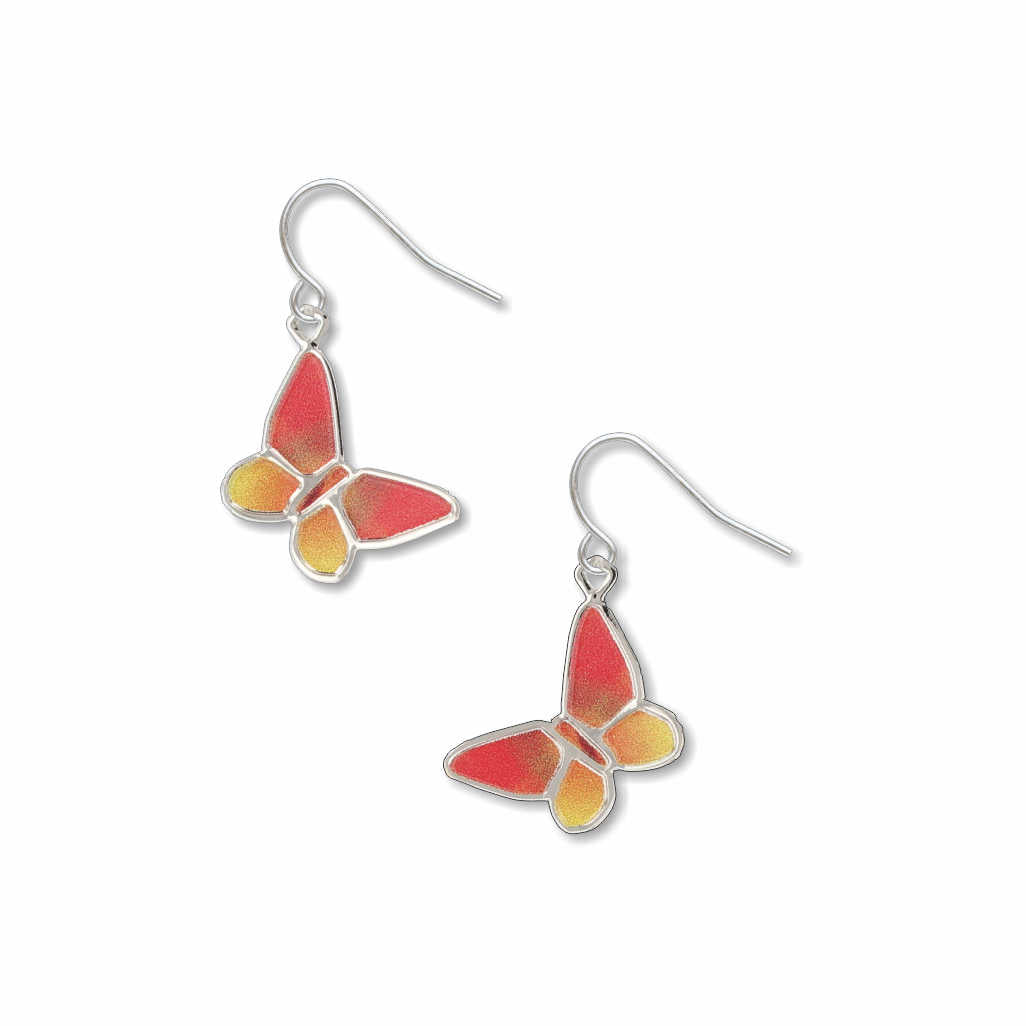 Tiffany Butterfly Lamp Earrings
