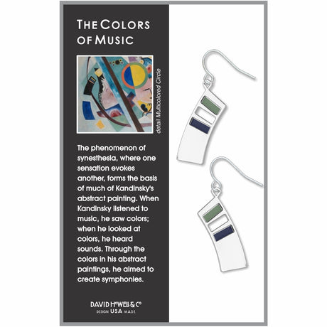 Kandinsky The Colors of Music Earrings