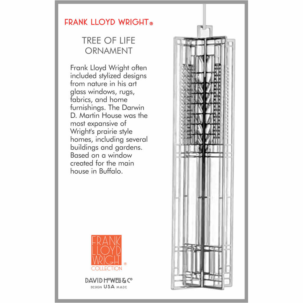 Frank Lloyd Wright Tree of Life Ornament