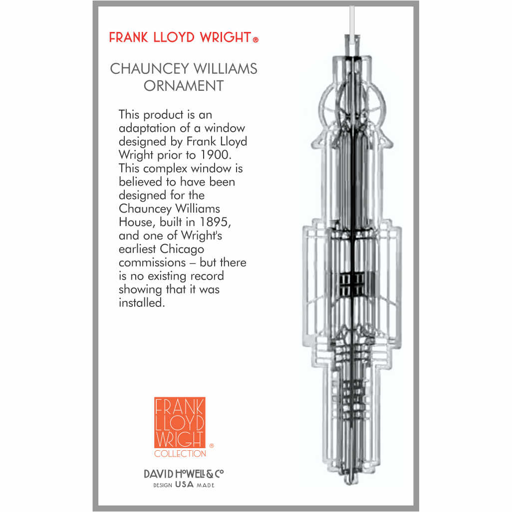 Frank Lloyd Wright Chauncey Williams Ornament