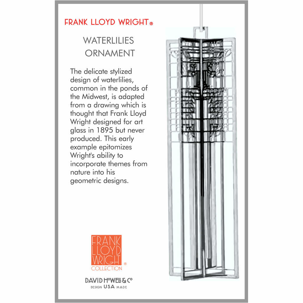 Frank Lloyd Wright Waterlilies Ornament