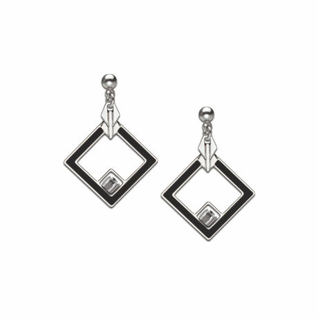 may-house-rug-detail-crystal-bead-black-enamel-earrings-photo
