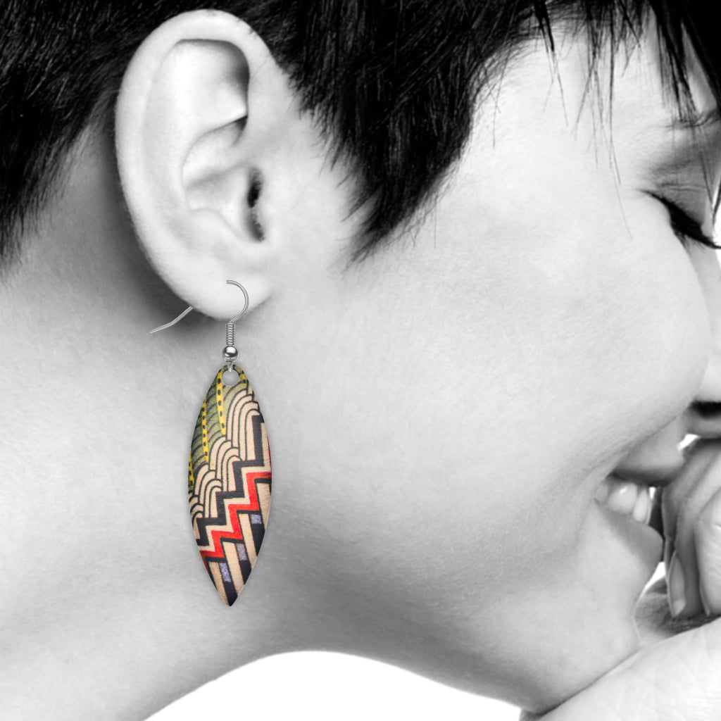Orchestra Music Abstract Earrings