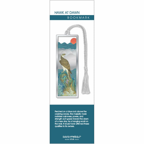 Hawk At Dawn Metal Bookmark