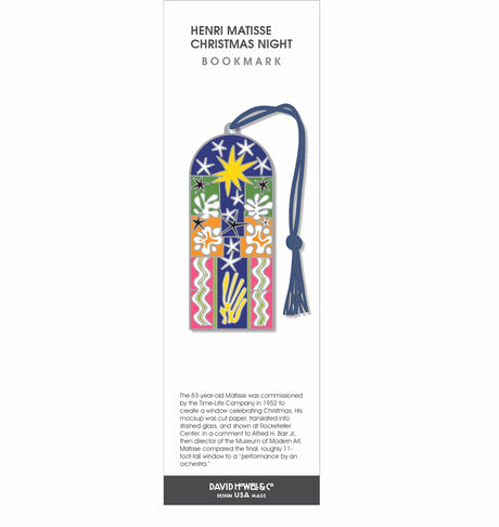 Henri Matisse Christmas Night Metal Bookmark