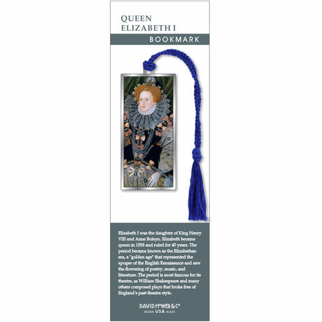 Queen Elizabeth I Metal Bookmark