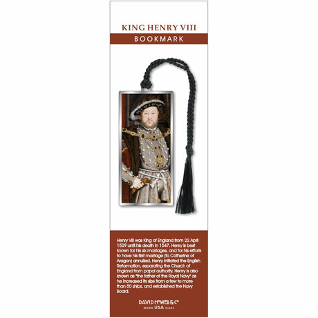 King Henry VIII Metal Bookmark