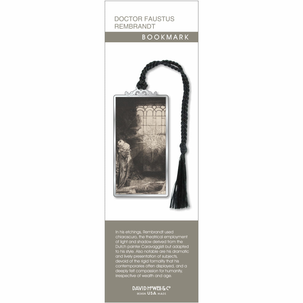 Doctor Faustus Rembrandt Metal Bookmark