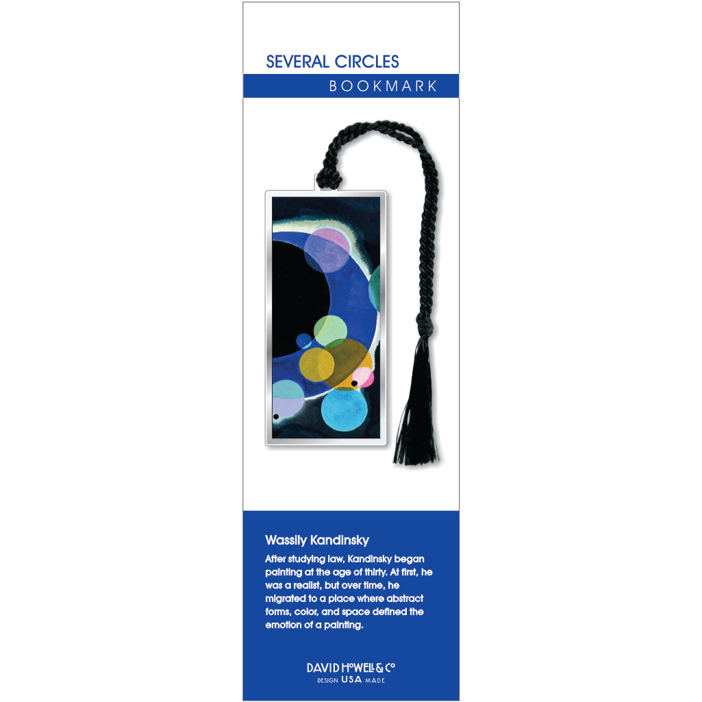 Kandinsky Several Circles Metal Bookmark