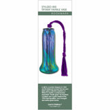 Tiffany Stylized Iris Favrile Vase Metal Bookmark