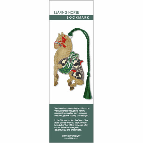 Leaping Horse Metal Bookmark