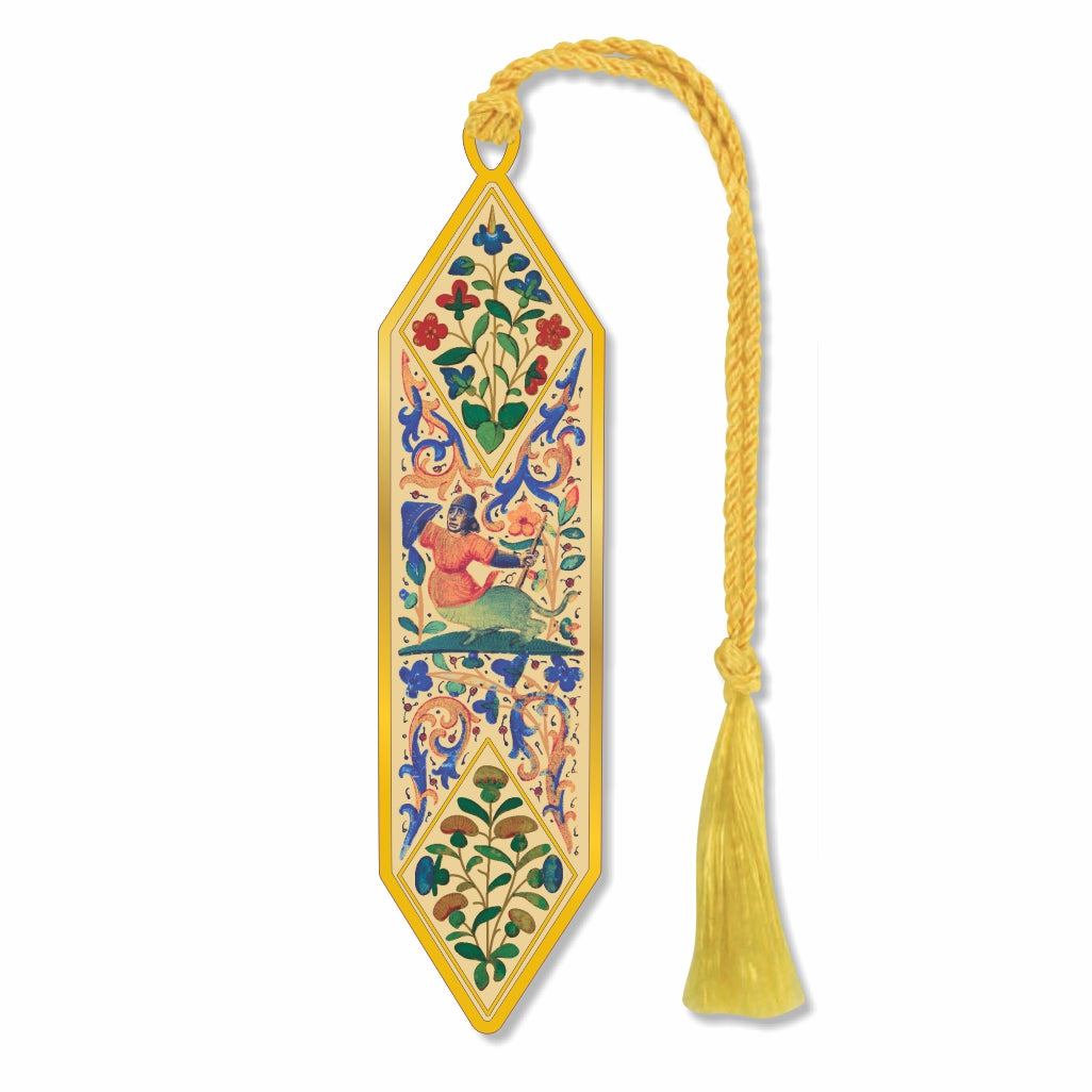Bourdichon Medieval Illustration Metal Bookmark