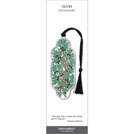 William Morris Olives Metal Bookmark