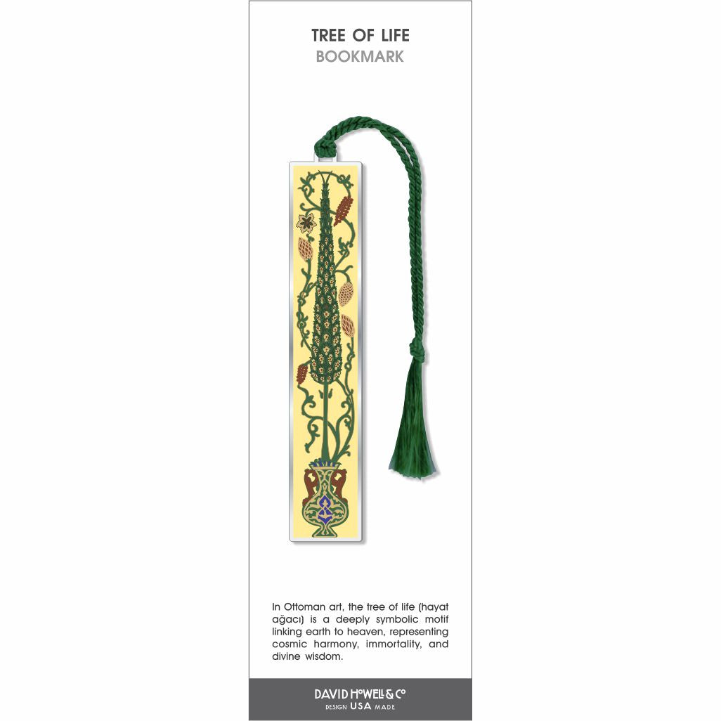 Islamic Tree of Life Metal Bookmark