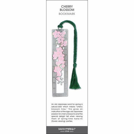 Cherry Blossom Metal Bookmark – David Howell & Company
