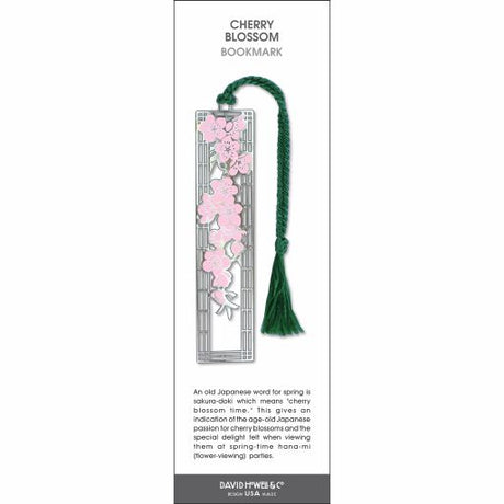 Cherry Blossom Metal Bookmark
