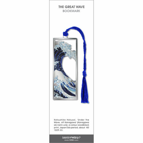 Hokusai The Great Wave Metal Bookmark