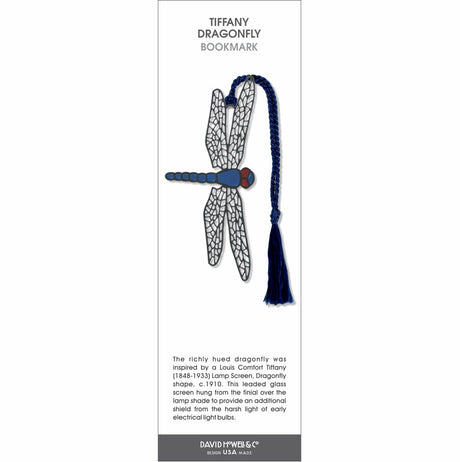 Tiffany Dragonfly Metal Bookmark