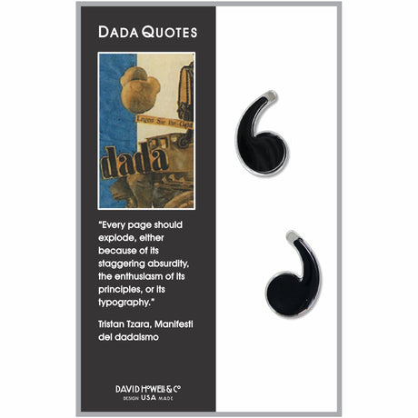 Dada Quotes Earrings