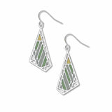 Frank Lloyd Wright Dana-Thomas Green Butterfly Earrings