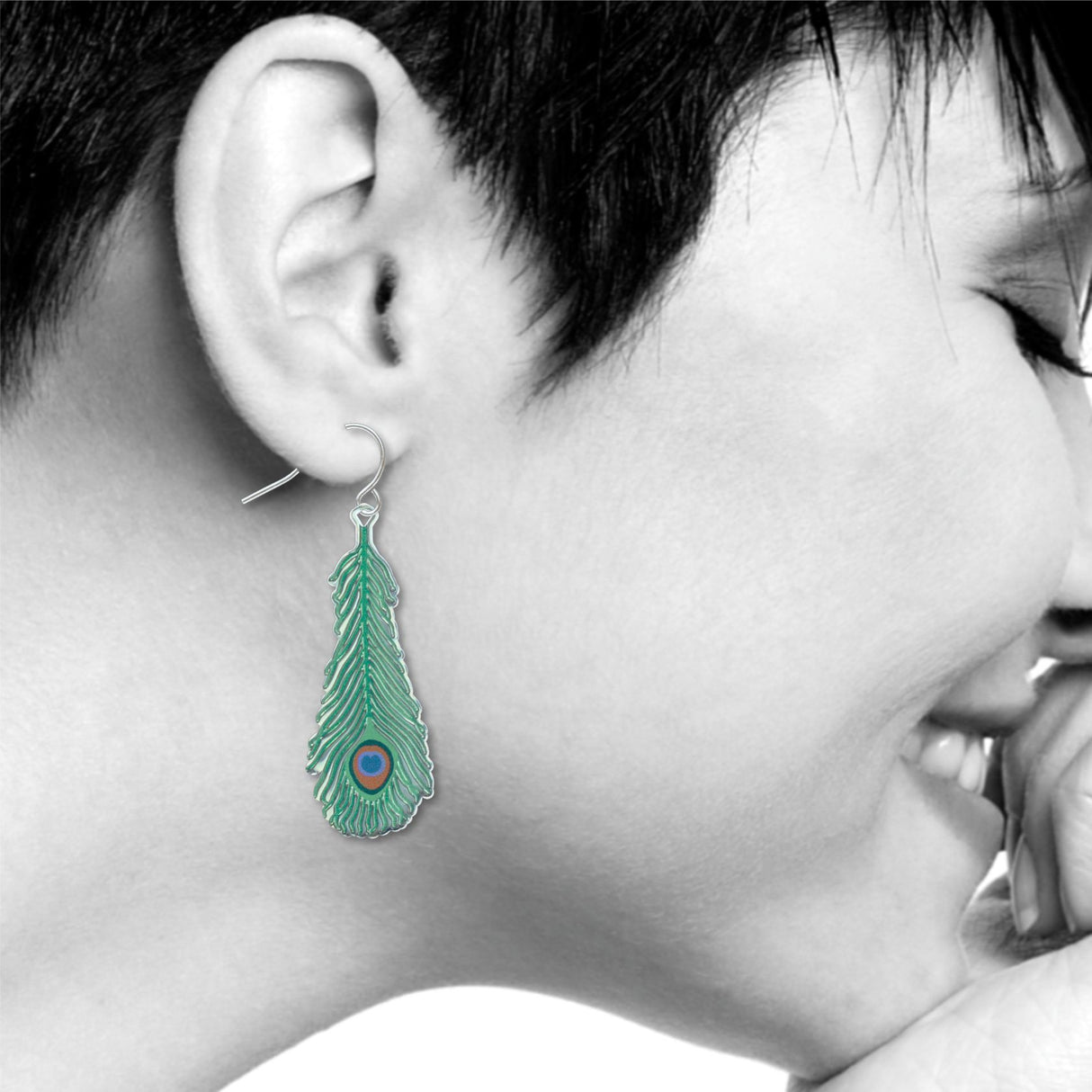 Peacock Feathers Earrings