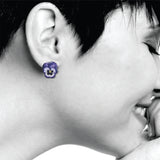 Pansies Earrings