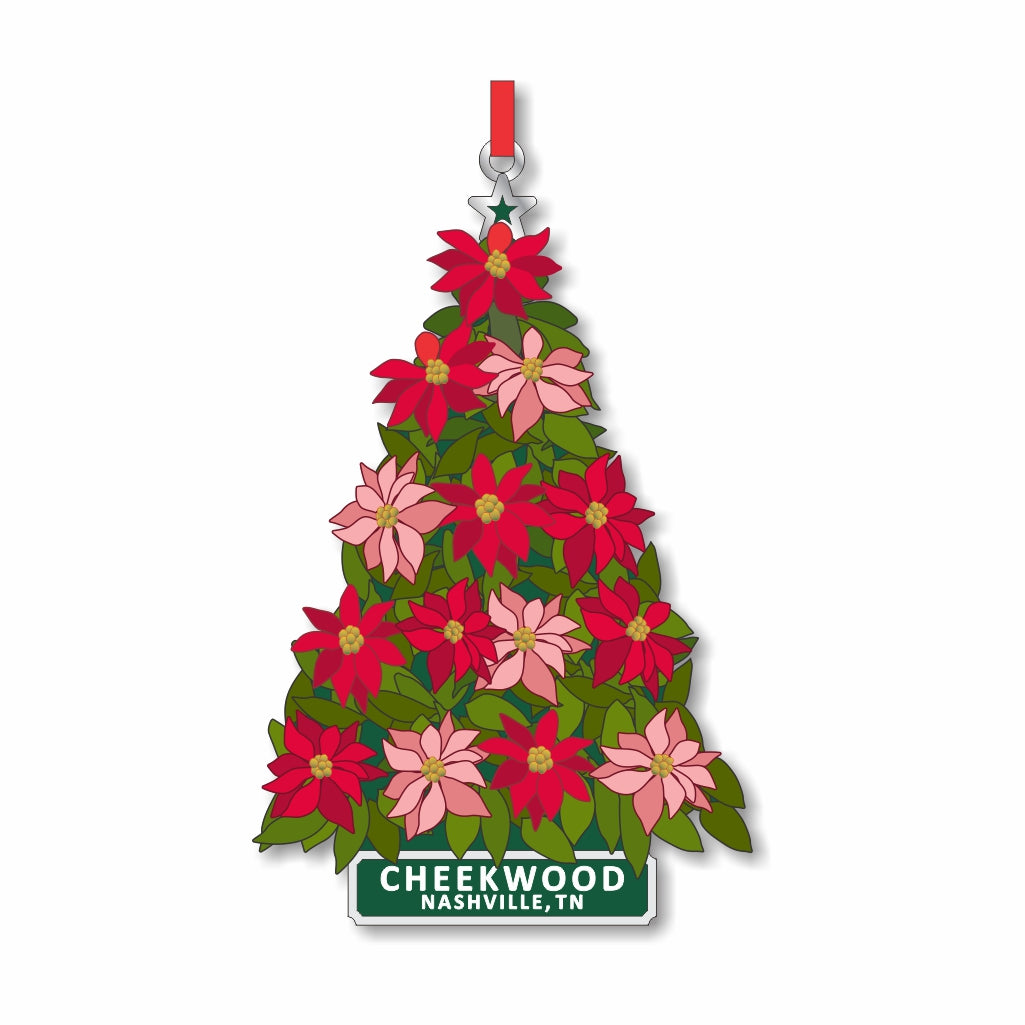 Poinsettia Tree Ornament