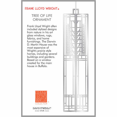 Frank Lloyd Wright Tree of Life Ornament