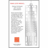 Frank Lloyd Wright Dana-Thomas Art Glass Ornament