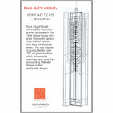 Frank Lloyd Wright Robie Art Glass Ornament