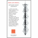 Frank Lloyd Wright September Desert Ornament