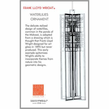 Frank Lloyd Wright Waterlilies Ornament