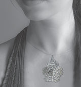 Buddhist Halo Of Flames Pendant