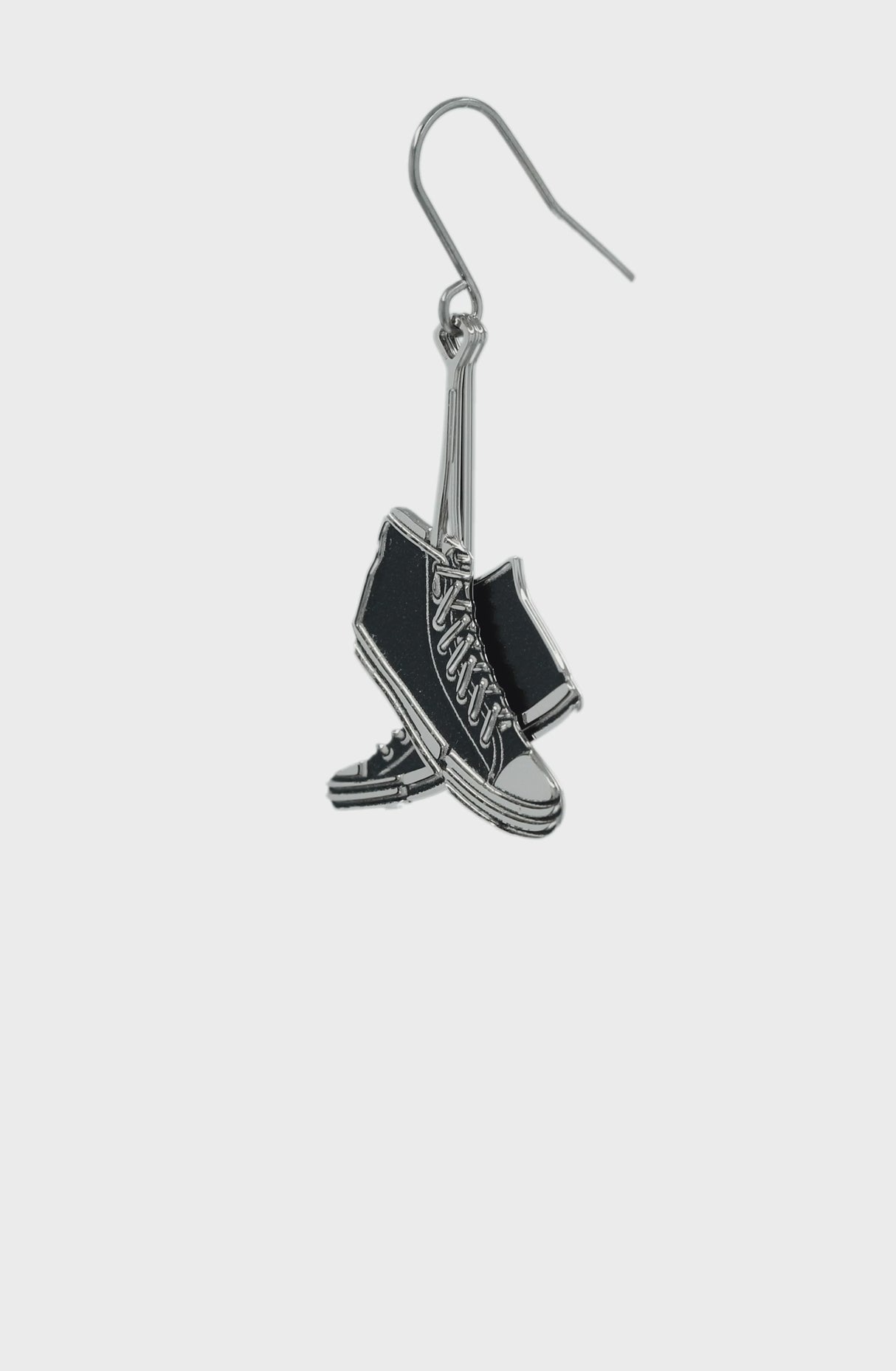 Black Sneakers Earrings