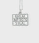 Great Artists Steal Metal Pendant