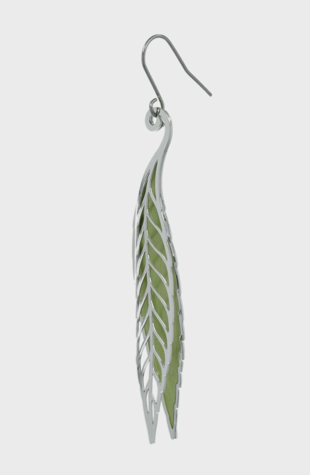 Willow Leaf In Spring Earrings