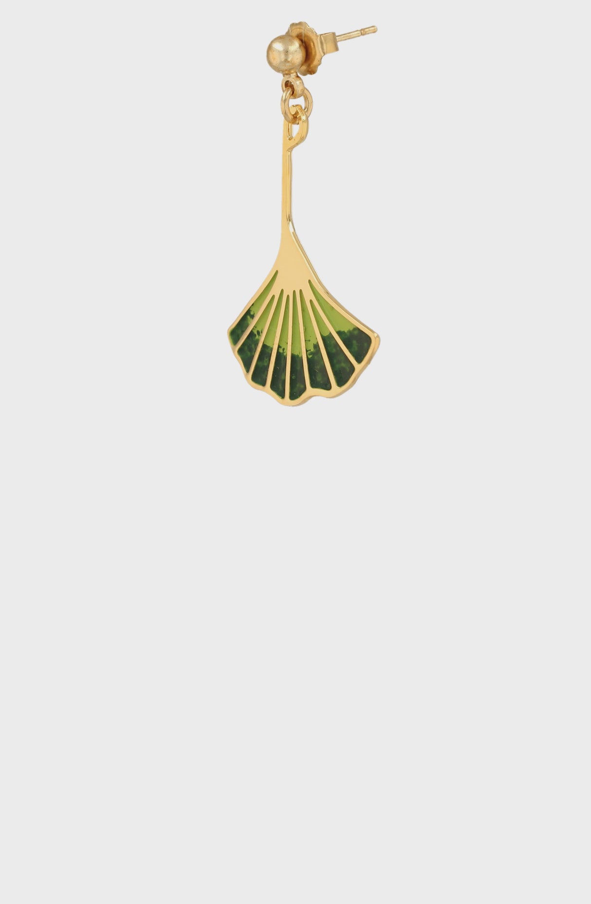 Ginkgo Leaf Earrings