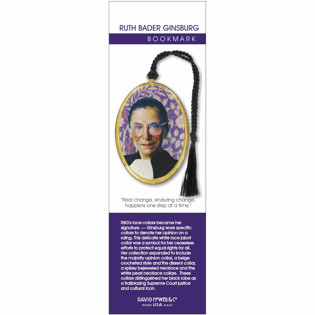 Ruth Bader Ginsberg Metal Bookmark