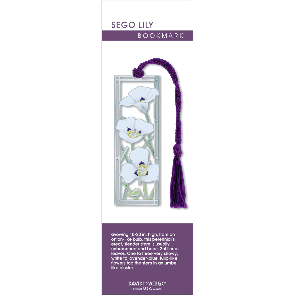 Sego Lily Metal Bookmark