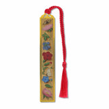 Milady's Flowers Metal Bookmark