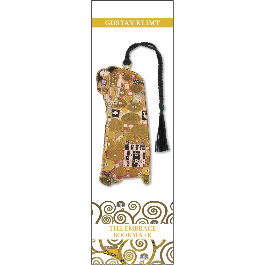 Gustav Klimt Embrace Metal Bookmark