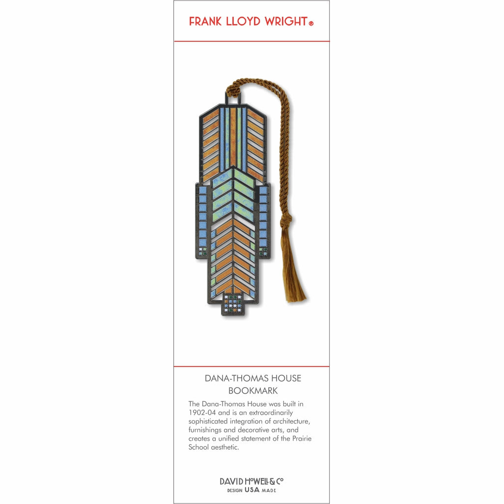 Frank Lloyd Wright Dana-Thomas House Metal Bookmark