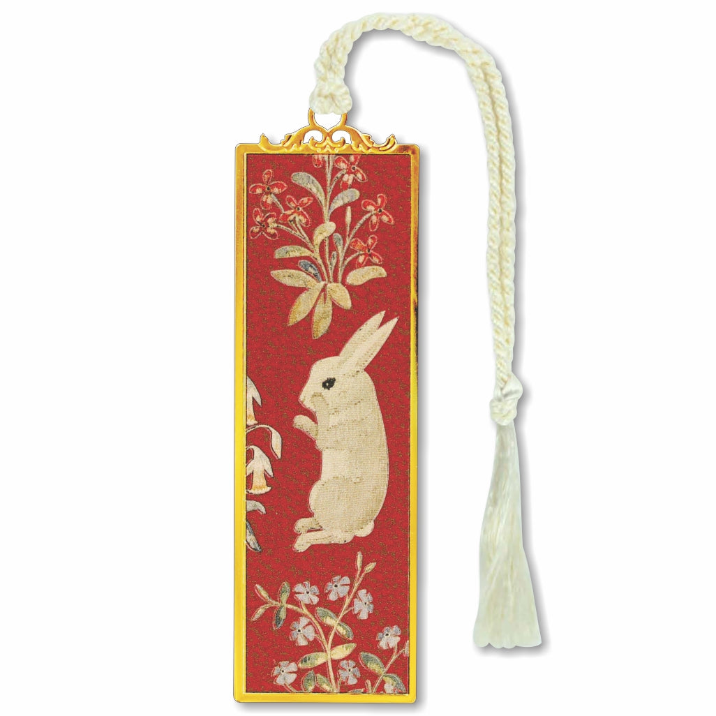 Medieval Rabbit Metal Bookmark