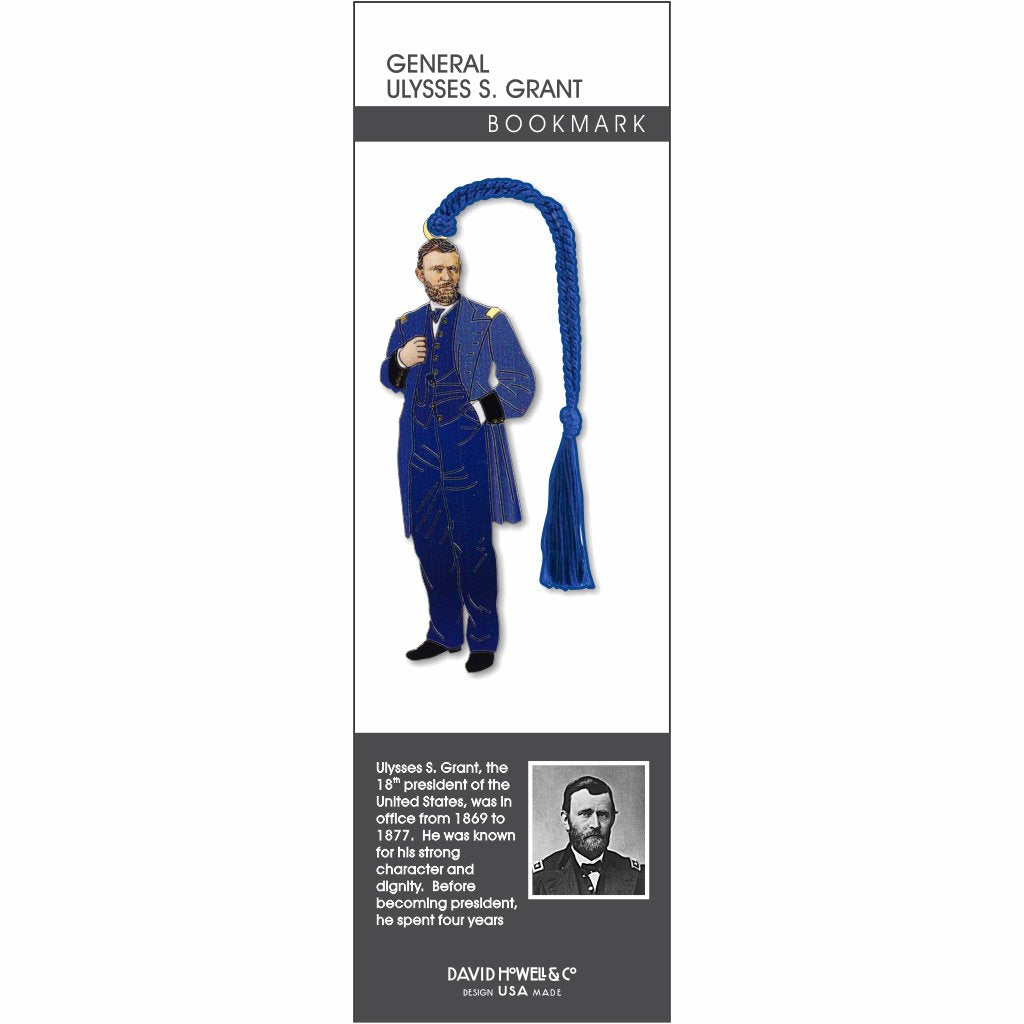 General Ulysses S. Grant Metal Bookmark | David Howell & Company