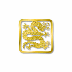 Chinese Dragon metal clip bookmark featuring a traditional reptilian dragon design, symbolizing good fortune and the imperial emblem of China.