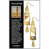 Guillotine Earrings, Gold